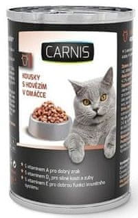 Carnis Konzerva pro kočky hovězí 12 x 415 g